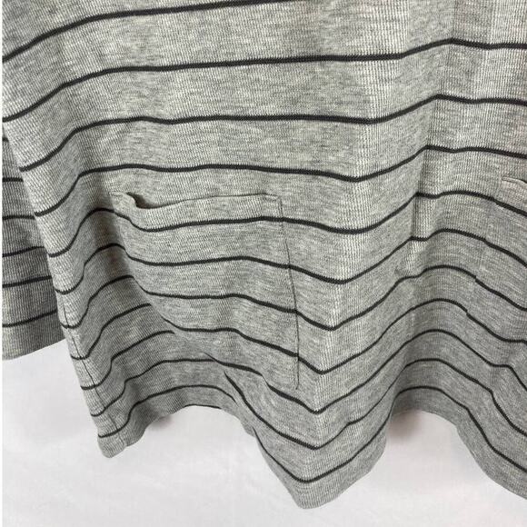 J Jill Striped V Neck Sweater Size Large - Picture 2 of 7